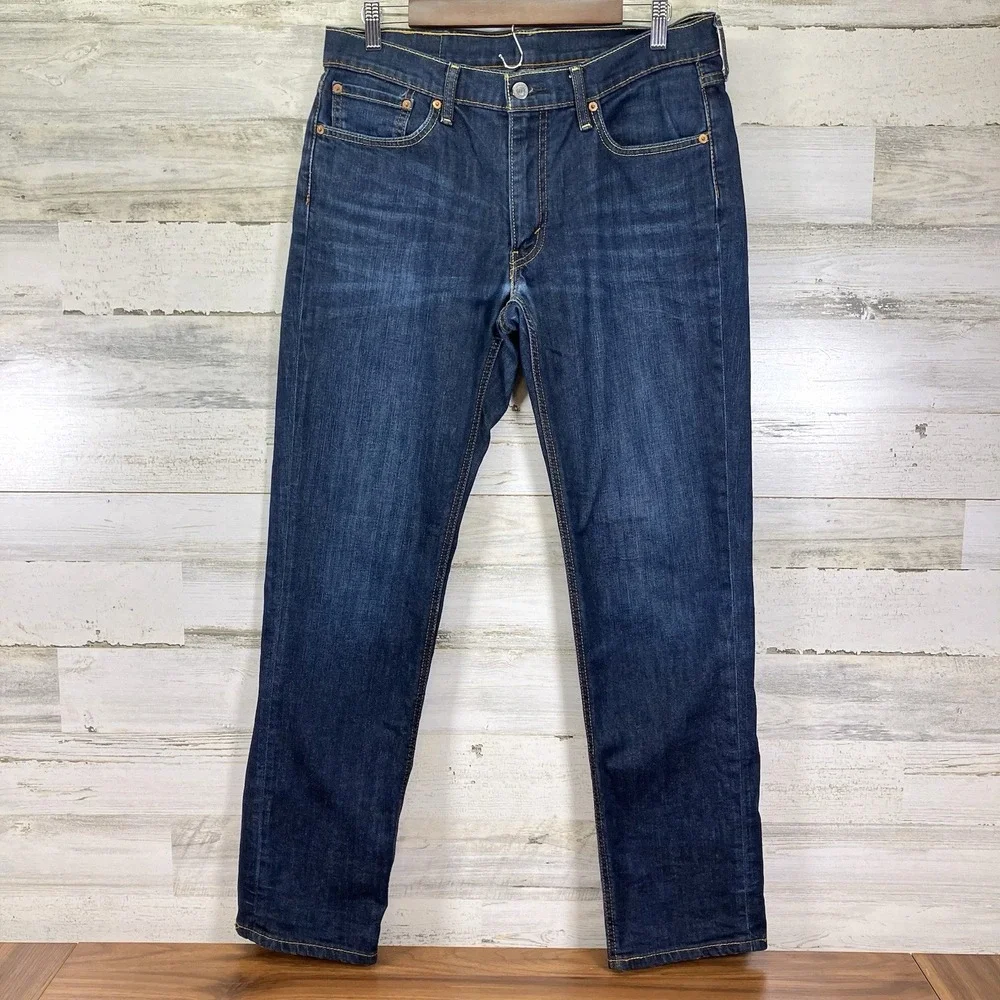 Levis Mens Blue 541 Athletic Fit Dark Wash Jeans‎ Size 32x31